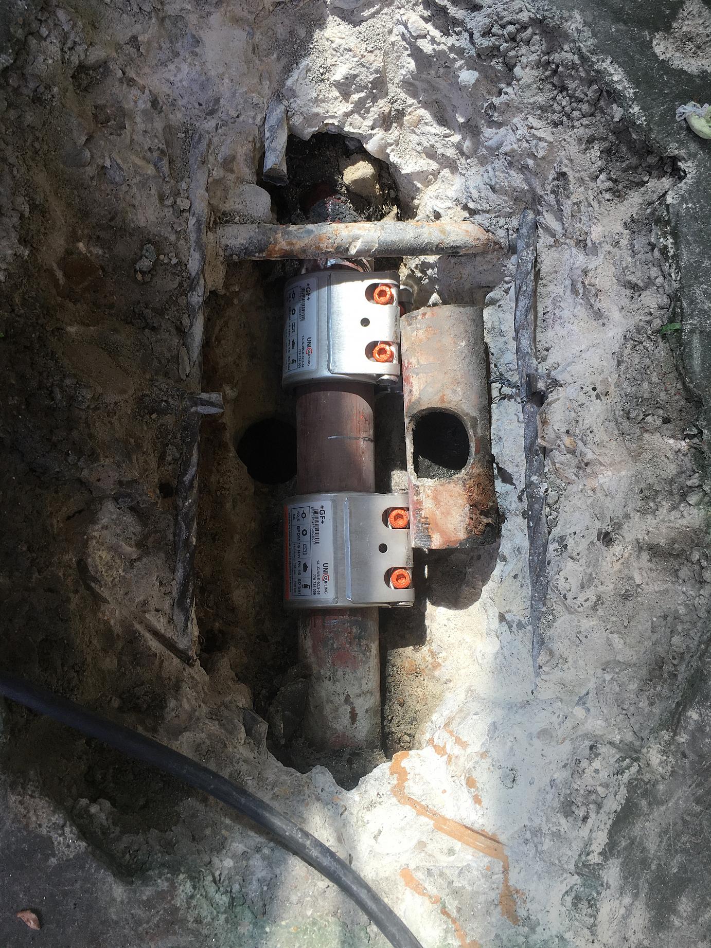 reparatur an wasserleitung vorschau